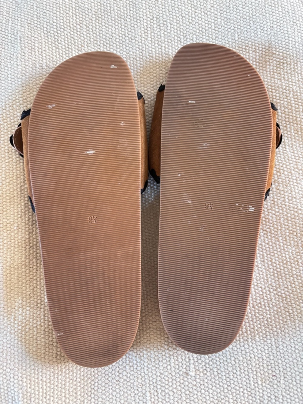 Loeffler Randall Iris Buckled Ric-Rac Slide Sandals - Cacao Brown Suede 9.5 - Picture 6 of 15